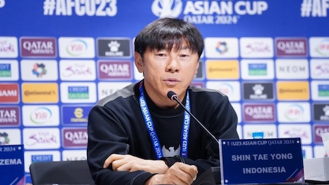 HLV Shin Tae Yong nổ vang trời sau chiến tích lịch sử của U23 Indonesia